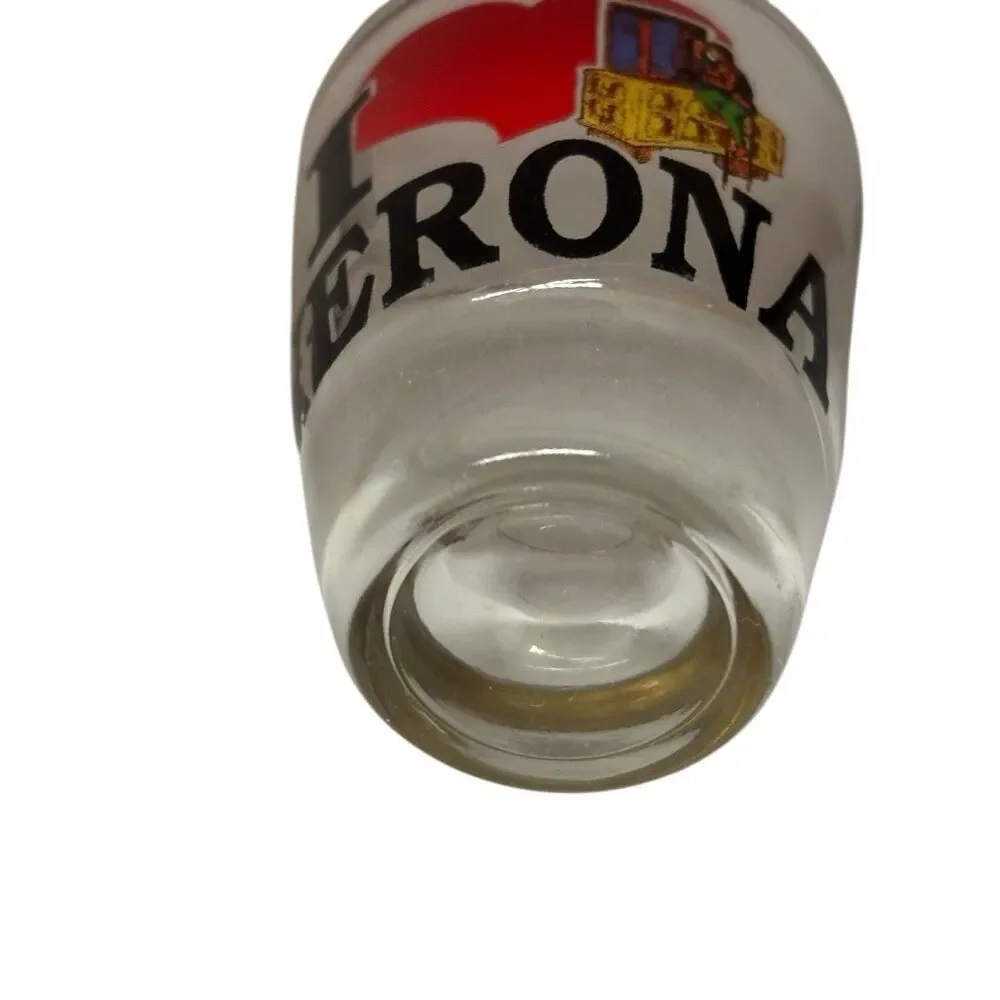 I Love Verona Italy Small Shot Glass